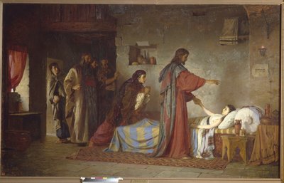 Die Auferweckung der Tochter des Jairus, 1871 von Vasilij Dmitrievich Polenov